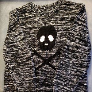 Sweater black & gray/ boys size 10-12 US